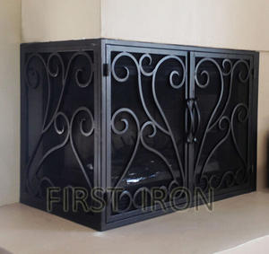 Écrans de protection long en fer forgé pour foyer, pouces, grande taille, protection d'étincelle - Product Image 6