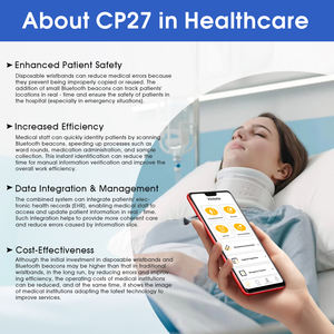 DX-CP27 Braccialetto Impermeabile IP67 iBeacon Dispositivo <span class=keywords><strong>IoT</strong></span> Eddystone Beacon BLE per Posizionamento e Tracciamento Interno - Product Image 3