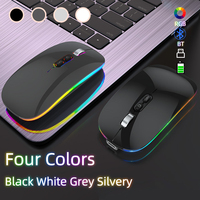 Souris USB personnalisée pour ordinateur JERTECH d'usine Souris de jeu sans fil BT RGB double mode