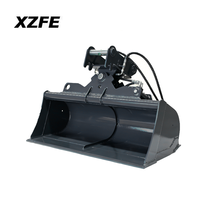 Excavator Mini XZFE MS01 MS03 dengan Bucket Tilting Lebar 800mm 1000mm 1200mm untuk Excavator di Industri Konstruksi dan Pertanian