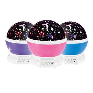 Proyector de Luz Nocturna USB con Diseño de <span class=keywords><strong>Cielo</strong></span> Estrellado, Romántico, LED Giratorio, Luces de Discoteca, Regalo para Niños - Product Image 1