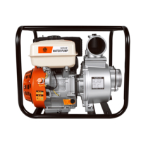Pompa Air Bensin HNWP40-2 4 Inci 15HP Aliran Tinggi 100m3/jam Pompa Sentrifugal Self-priming untuk Irigasi Pertanian