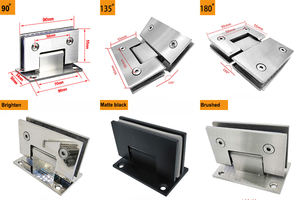 90 135 180 डिग्री स्टेनलेस स्टील धुरी इंटीरियर <span class=keywords><strong>Bifold</strong></span> ख़िड़की दीवार बाथरूम बौछार कांच दरवाजा टिका - Product Image 2