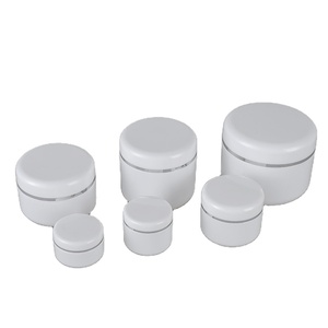 MAYSURE Contenant à gommage pour <span class=keywords><strong>baume</strong></span> à lèvres mat à large bouche 30ml 40ml 50ml Cylindre vide pot de crème cosmétique pour les yeux et le visage en plastique PET avec couvercle - Product Image 2