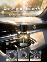 Diffuseur Désodorisant Auto Rechargeable À Spray Automatique Flacon En Verre Distributeur Intelligent De Parfum Portable