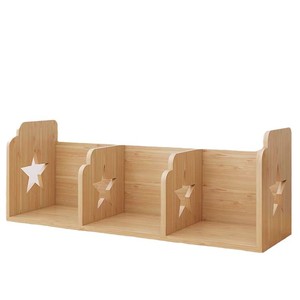 Desktop Bookshelf Storage Rack Rectangle 1 Tier Durable Office Organizer <b>For</b> Bedroom <b>Desk</b> Student Dormitory Simple <b>Bookcase</b> - Product Image 3