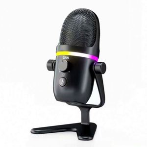 Micrófono Profesional RGB para Juegos, con Luz, para Grabación en Vivo, Chat en Steam, Micrófono USB con Cable para Computadora de Escritorio - Product Image 4