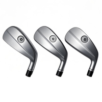Vente en gros Ensemble hybride de clubs de golf pour hommes et femmes Manche en graphite en acier inoxydable forgé fraisé CNC Tête de fer hybride pour gaucher