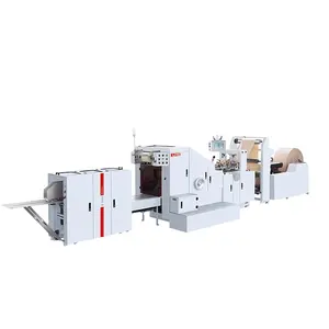 Bakery paper bag making Machine For Food , Snacks , Chocolates , Cakes Automatic paper bag production line