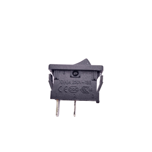 Nouveau produit – Interrupteur à bascule mini 8A 250V SPST en matériau PCB avec curseur d'angle I/O et deux broches allongées coudées – Interrupteur d'alimentation - Product Image 3