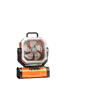 พัดลมแคมป์ปิ้งทรงพลังพิเศษ 360 °   หมุนได้ พับเก็บได้ แขวนได้ ความจุ 10000mAh พกพาสะดวก ชาร์จซ้ำได้ เหมาะสำหรับการเดินทางกลางแจ้ง - Product Image 1