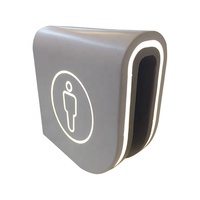 Toilettes ou toilettes acrylique femmes toilette signe doux toilette porte signe plaque toilettes signes pour porte