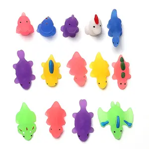 CXL TPR Random Kawaii Mini Mochi Animal Glitter Squishy Toys Kids Birthday Party Favors Squeeze Pack Stress Relief Toys