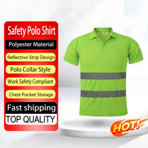 Gilet de sécurité réfléchissant haute visibilité imperméable vert fluorescent avec logo personnalisé, vêtements de travail de sécurité ANSI Classe 2 - Product Image 1