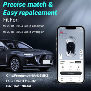 Clé <span class=keywords><strong>de</strong></span> téléphone SZMAISHI pour 2018-2024 Jee-p Wrangler Gladiator 4A Puce 433MHZ PN 68416784AA / OHT1130261 / SIP22 Télécommande d'entrée sans clé - Product Image 2