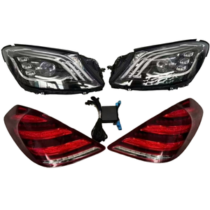 Per Mercedes-Benz classe S 600, 550 W222 <span class=keywords><strong>Maybach</strong></span> <span class=keywords><strong>auto</strong></span>-fari anteriori aggiornati, indicatori di direzione, luci anteriori e indicatori - Product Image 1