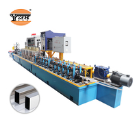 Machine de fabrication de tuyaux à double moteur à économie d'énergie, soudée au laser, diamètre personnalisé YXH, entièrement automatisée, pour tubes carrés