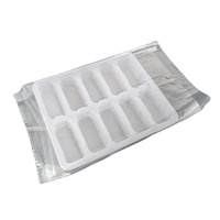 Barquette jetable translucide à 10 compartiments pour raviolis et sushis, emballage extérieur en plastique PP, faible MOQ, livraison rapide, alimentaire