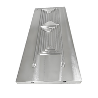 Blocs en aluminium personnalisés équipement médical refroidisseur de liquide plaque brasage sous vide soudage par friction refroidisseur de plaque de refroidissement par eau