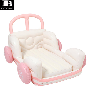 <span class=keywords><strong>Letto</strong></span> Gonfiabile da Viaggio per Bambini, Premium Rosa Caramella, Materasso ad Aria Portatile Estivo per Casa, Tenda, Campeggio, Pernottamento - Product Image 1