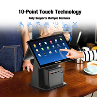 Terminal de point de vente Scangle D2, systèmes de point de vente tout-en-un pour les magasins de détail, machine de point de vente Android 11 et 14 OS