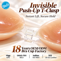 BH perekat silikon Factory Lady, push up, berkualitas tinggi, tanpa kait, tahan air, tanpa tali, dapat digunakan kembali, untuk wanita.