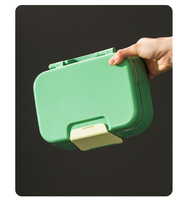 Boîte à lunch étanche 2/3 compartiments Conteneur de stockage alimentaire portable Boîte à lunch Tiffin Bento Boîte à lunch en acier inoxydable pour enfants
