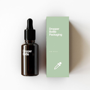 Luxe Huidverzorgingsverpakking Cosmetisch Gezicht Serum Glazen Druppelfles Met Doos Etherische Olie Ronde <span class=keywords><strong>Murano</strong></span> Parfumfles 1 Stuks Huiou - Product Image 2