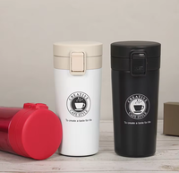 Mug isotherme sous vide en acier inoxydable à double paroi 380 ml, pour sublimation, avec couvercle, vente en gros, personnalisation du logo, maintien au froid 6-12 heures
