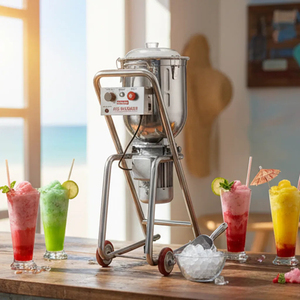 Mixeur broyeur de fruits frais et de glace en acier inoxydable 30L, machine à jus YK-R30, capacité 30L, idéal pour les grandes entreprises - Product Image 1