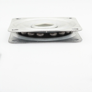 Rodamiento giratorio de zinc blanco moderno de 2 \ "51x51mm, piezas de rueda de muebles de mesa giratoria para comedor/Cocina, placa giratoria de Metal - Product Image 2