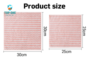 Top One Juego de paños de limpieza de microfibra reutilizables de 2 lados versátiles para limpieza de platos de cocina y productos deportivos y de entretenimiento - Product Image 2