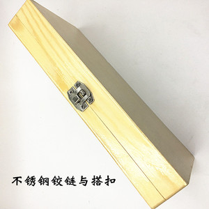Factory direct supply of 60-slide wooden slide boxes, teaching instrument slide boxes, biological specimen boxes, <b>microscope</b> - Product Image 2
