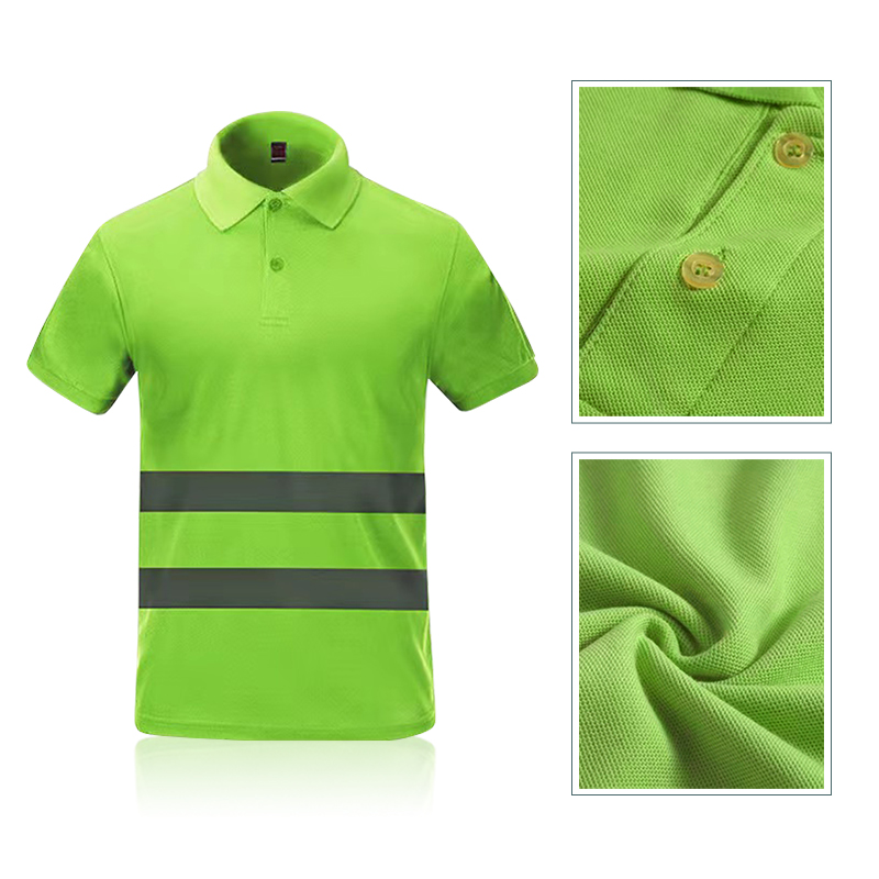 Светоотражающий жилет с логотипом на заказ, хлопковая мягкая полиэфирная быстросохнущая защитная одежда, футболка