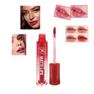 <span class=keywords><strong>Crayon</strong></span> à lèvres et <span class=keywords><strong>gloss</strong></span> gel mat velours longue tenue imperméable Karite 2-en-1 – Maquillage cosmétique en gros - Product Image 4
