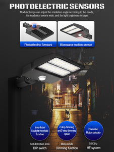 Lampe de rue LED 300W la plus récente avec détecteur de mouvement, design IP65, éclairage et circuit 80-30-60-120 AC 140 en aluminium AC100-277V - Product Image 5