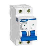 Disjoncteur miniature 1P 2P 10A Chint NXB-63 en plastique sur rail DIN, capacité de coupure 6kA, courbe C, 50/60Hz, 220-240V, isolation 500V