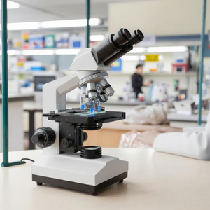 Microscopio Biológico LED para Niños, Juego de Microscopio Biológico Binocular para Laboratorio, Herramientas Educativas para Clases de Ciencias - Product Image 4