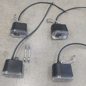 Nhà Máy Giá E-<span class=keywords><strong>MARK</strong></span> Chất Lượng Cao LED Điện Scooter Đèn Pha Cho E-Xe Đạp Xe Đạp Lần Lượt Tín Hiệu Lái Xe Đèn - Product Image 5