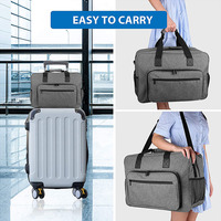 Mallette de transport pour Machine à coudre, avec plusieurs poches, fourre-tout, sac de voyage