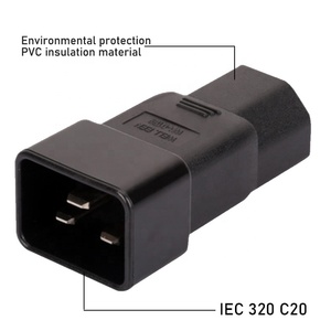 IEC 320 C20 C19 C14 C13 <strong>Power</strong> <strong>Plug</strong> <strong>Adapters</strong> 10A Rated Current Extension Socket Type - Product Image 3