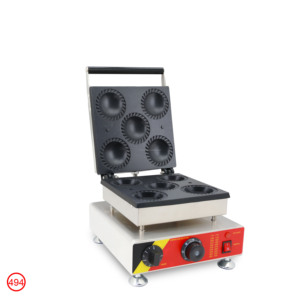 เครื่องอบขนมไฟฟ้าทรงกลม 5 หลุม แบบควบคุมอุณหภูมิคงที่ สำหรับทำ<span class=keywords><strong>เค้ก</strong></span> ขนมข้าวเหนียว ขนมขบเคี้ยว ทาร์ตไข่ - Product Image 3