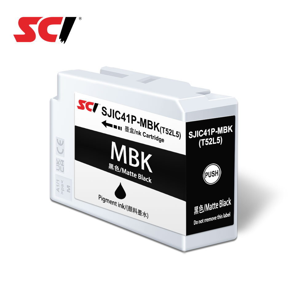 Картридж для струйных этикеток CW-C4000u, T52L5 MBK, SJIC41P, SJIC-41P, SJIC41
