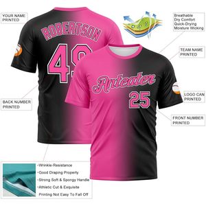Custom Gradient <b>Baseball</b> T-Shirt Short Sleeve Crew Neck Sublimated Print Name Number Anteater Jersey Unisex Athletic Fit - Product Image 1