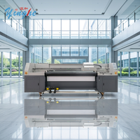 Impresora UV Híbrida Yinghe de 1.8m con Cinta de Malla, 4-6 Cabezales I3200, Certificación Energy Star, Nueva Máquina para Impresión de Pancartas y Papel