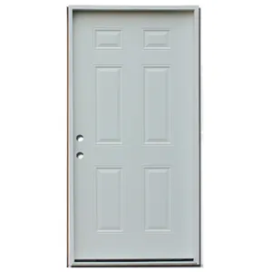 House Door Exterior Door With Solid Wood Frame