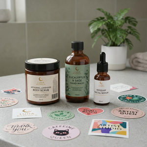 Custom Printed Coated Paper Rigid Boxes with Four-Color Printing and Die Cuts for Skincare Cosmetic Label Sample Cards - Product Image 6