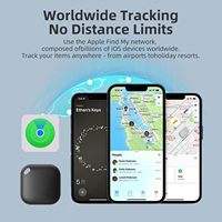 Détecteur de localisation Bluetooth pour iPhone Android AirTag Smart Tag Air Tracker Détecteur d'articles pour clé de piste, portefeuille, bagages