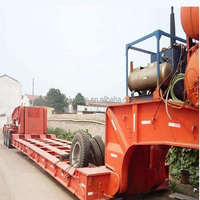 3 4 essieux 80 tonnes 100 tonnes 120 tonnes 150 tonnes 40 pieds Conteneurs Lowbed Dolly Semi Remorque à vendre