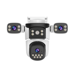 Top bán hàng cs621sr ba ống kính 9mp wifi tự động theo dõi con người không dây CCTV ngoài trời bảo vệ an ninh 360 độ PTZ máy ảnh - Product Image 1